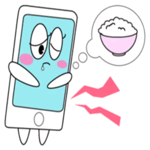 ☹️ Стикер «Phone Emotions» для Telegram