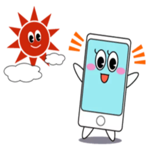 😁 Стикер «Phone Emotions» для Telegram