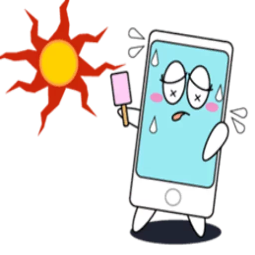 😤 Стикер «Phone Emotions» для Telegram