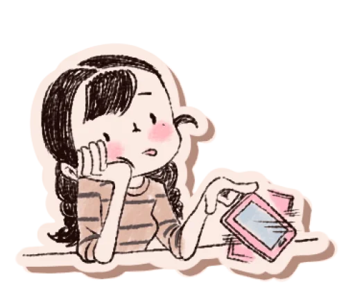 🙃 Стикер «Phone Life» для Telegram