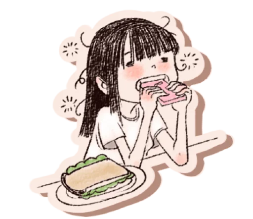 🍔 Стикер «Phone Life» для Telegram