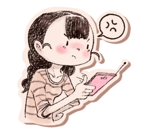 😡 Стикер «Phone Life» для Telegram