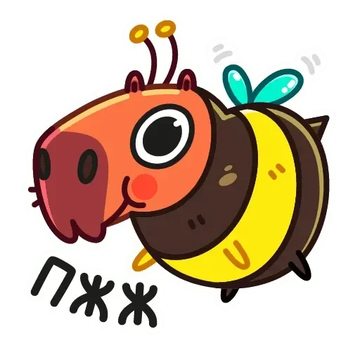 🐝 Стикер «Пиби» для Telegram