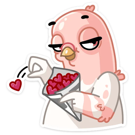 ❤️ Стикер «Голуба» для Telegram