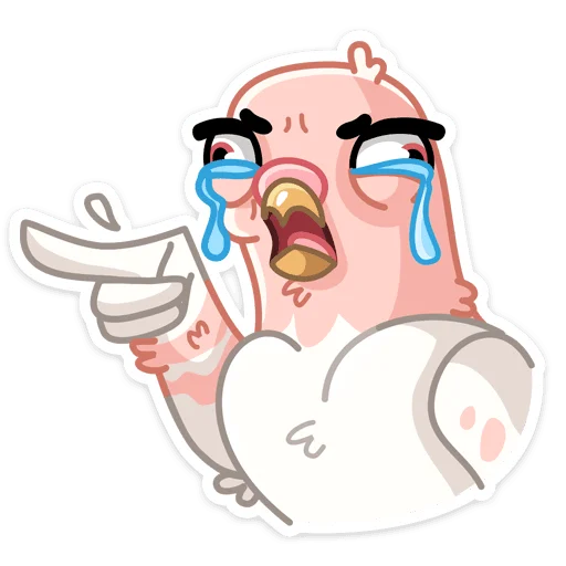 😭 Стикер «Голуба» для Telegram