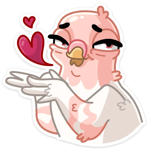 😘 Стикер «Голуба» для Telegram