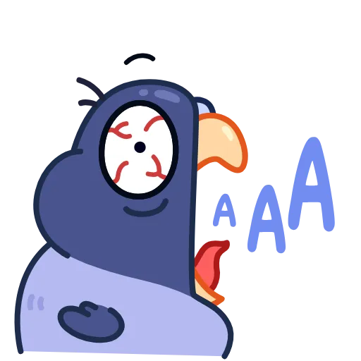 😳 Эмодзи «Pigeons - Гульки анимированные» для Telegram