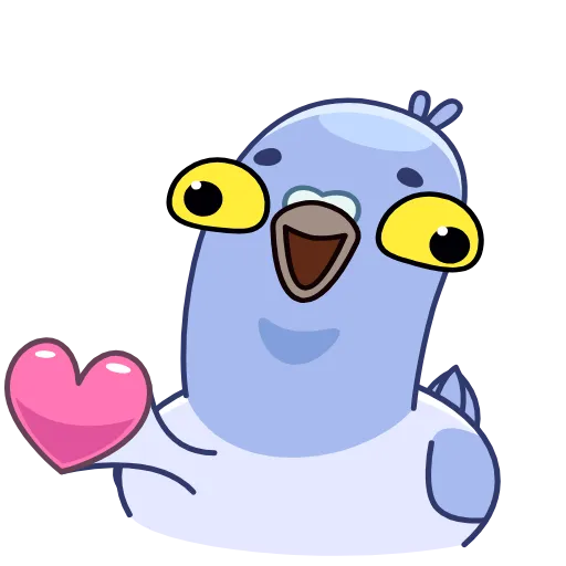 ❤️ Эмодзи «Pigeons - Гульки анимированные» для Telegram
