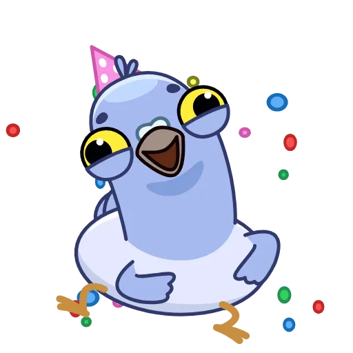 🎉 Эмодзи «Pigeons - Гульки анимированные» для Telegram