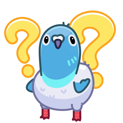 🤔 Эмодзи «Pigeons - Гульки анимированные» для Telegram