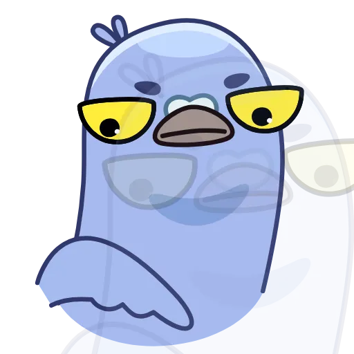🤔 Эмодзи «Pigeons - Гульки анимированные» для Telegram