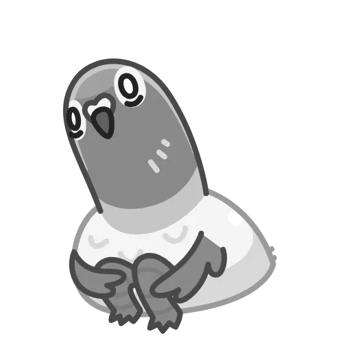 😨 Эмодзи «Pigeons - Гульки анимированные» для Telegram