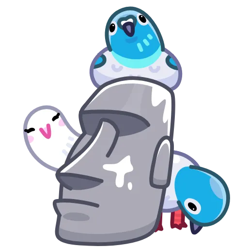 🗿 Эмодзи «Pigeons - Гульки анимированные» для Telegram