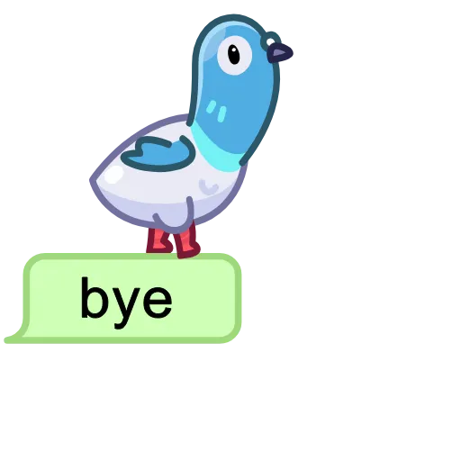 😵 Эмодзи «Pigeons - Гульки анимированные» для Telegram