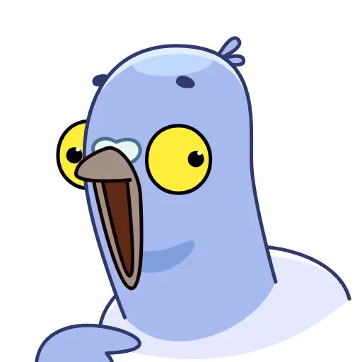 😳 Эмодзи «Pigeons - Гульки анимированные» для Telegram