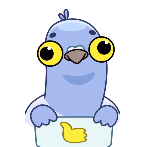 👍 Эмодзи «Pigeons - Гульки анимированные» для Telegram