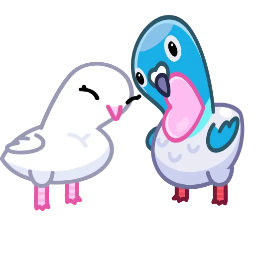 👩‍❤️‍👨 Эмодзи «Pigeons - Гульки анимированные» для Telegram