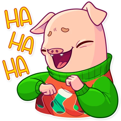Стикерпак Mr. Piggy для Telegram — скачать