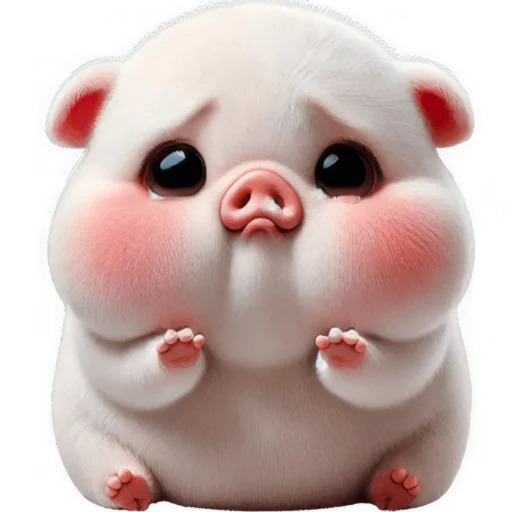 🥺 Стикер «Свинка Пипка» для Telegram