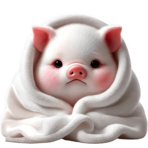 🙁 Стикер «Свинка Пипка» для Telegram