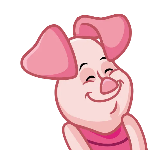 ☺️ Эмодзи «Piglet» для Telegram