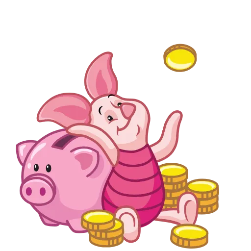 🤑 Эмодзи «Piglet» для Telegram