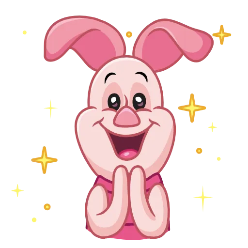 🤩 Стикер «Piglet» для Telegram