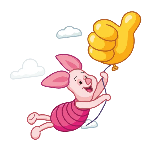 👍 Стикер «Piglet» для Telegram