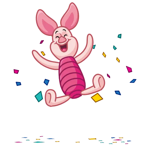 🥳 Стикер «Piglet» для Telegram