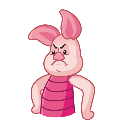 😡 Стикер «Piglet» для Telegram