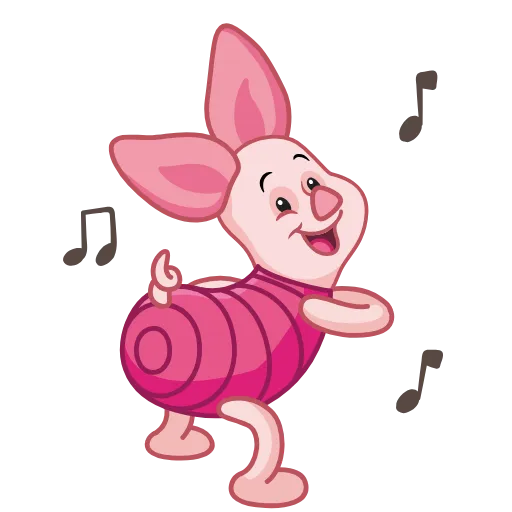 💃 Стикер «Piglet» для Telegram