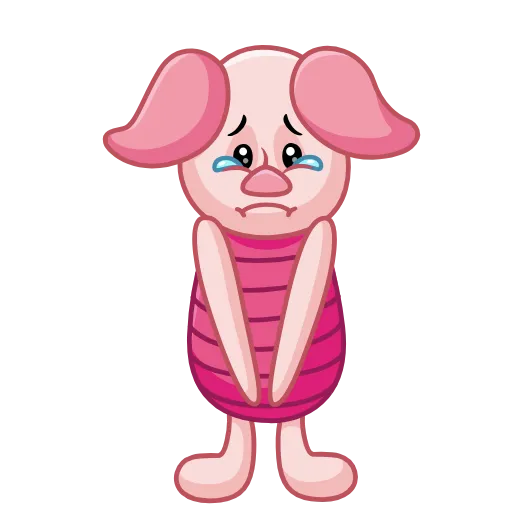 😭 Стикер «Piglet» для Telegram