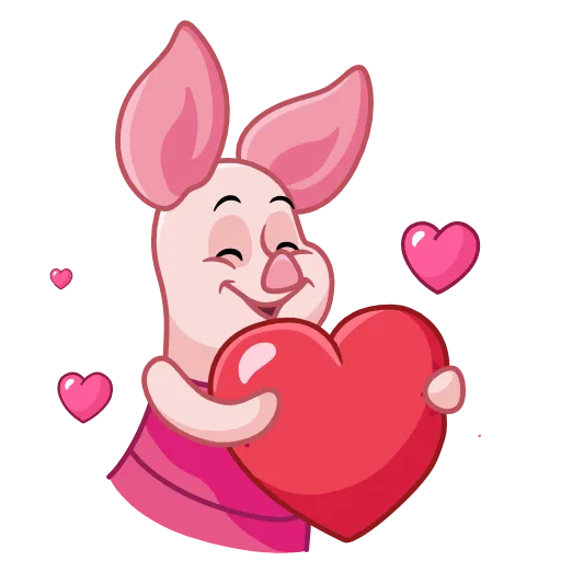 🥰 Стикер «Piglet» для Telegram