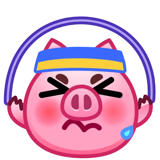 🛻 Стикер «Pig stickers» для Telegram
