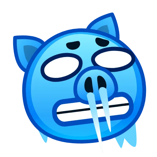 🥶 Стикер «Pig stickers» для Telegram