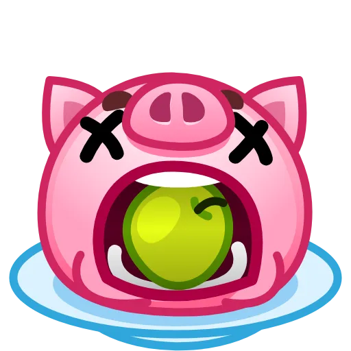 😵 Стикер «Pig stickers» для Telegram