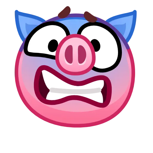 😬 Стикер «Pig stickers» для Telegram