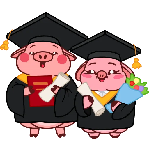 👨‍🎓 Эмодзи «Эмодзи в "Pig Valera stat"» для Telegram
