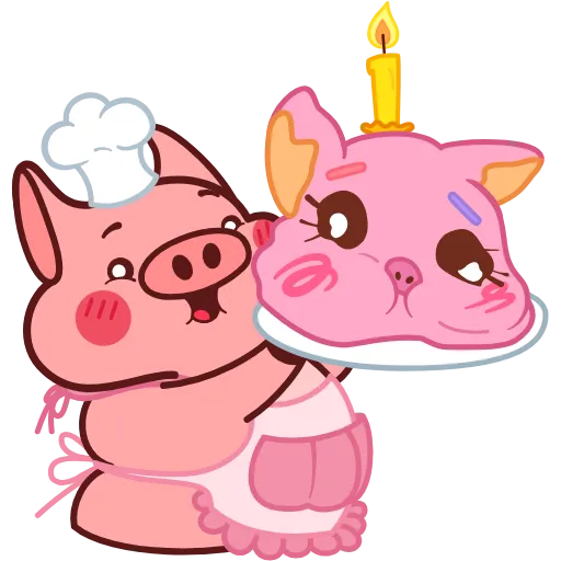 🎂 Эмодзи «Эмодзи в "Pig Valera stat"» для Telegram