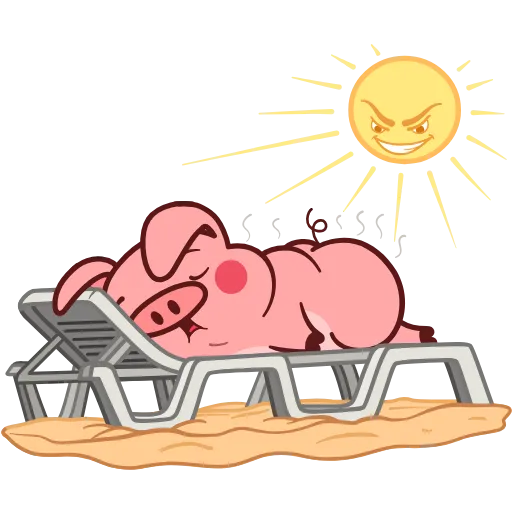 🏖 Эмодзи «Эмодзи в "Pig Valera stat"» для Telegram