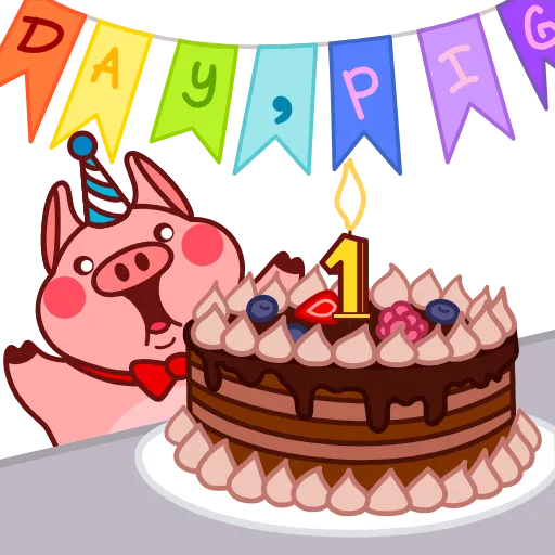 🥳 Эмодзи «Эмодзи в "Pig Valera stat"» для Telegram