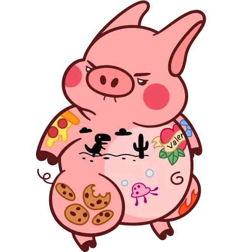 🖼 Эмодзи «(2) Эмодзи в "Pig Valera stat 2"» для Telegram