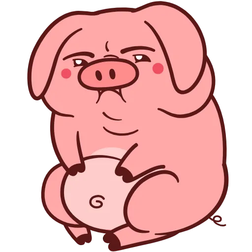 ☹️ Эмодзи «(2) Эмодзи в "Pig Valera stat 2"» для Telegram