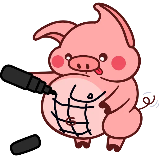 ✏️ Эмодзи «(2) Эмодзи в "Pig Valera stat 2"» для Telegram