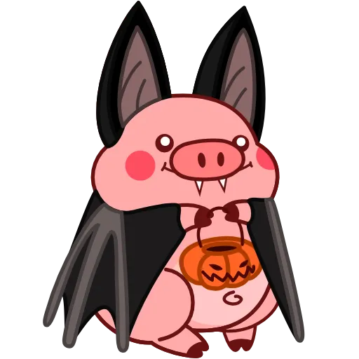 🦇 Эмодзи «(2) Эмодзи в "Pig Valera stat 2"» для Telegram