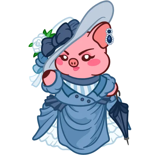 👒 Эмодзи «(2) Эмодзи в "Pig Valera stat 2"» для Telegram