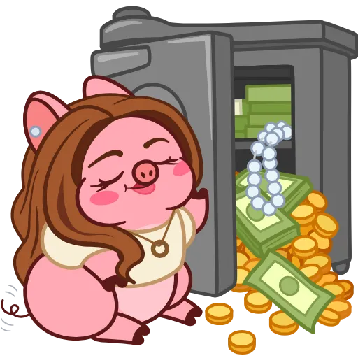 💵 Эмодзи «(2) Эмодзи в "Pig Valera stat 2"» для Telegram
