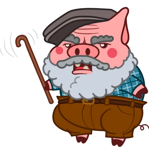 👴 Эмодзи «(2) Эмодзи в "Pig Valera stat 2"» для Telegram