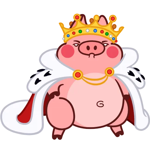 👑 Эмодзи «(2) Эмодзи в "Pig Valera stat 2"» для Telegram
