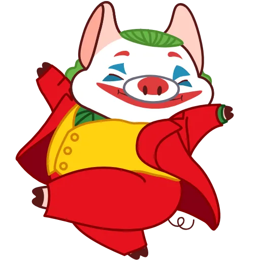 🤡 Эмодзи «(2) Эмодзи в "Pig Valera stat 2"» для Telegram